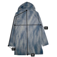 glamb グラム 15AW スウェットデニム ジップアップパーカー ダブル インディゴ GB15WT/JKT03 Size 4 福生店