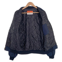 CINTAS シンタス リブ ワークジャケット キルティングライナー ネイビー ワッペン Size M-R 福生店