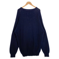 LANDS’END ランズエンド コットン クルーネックセーター ネイビー Size XL 相当 福生店