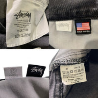 STUSSY ステューシー BIG OL' JEANS デニムパンツ ブラック USA製 Size 36 福生店