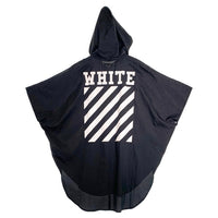 OFF-WHITE オフホワイト プルオーバー ナイロン ポンチョ アノラック ジャケット ブラック Size S 福生店