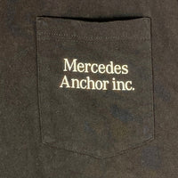 MERCEDES ANCHOR INC. メルセデス アンカーインク POCKET TEE Tシャツ ブラック sizeL 瑞穂店