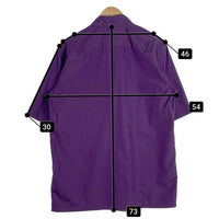 DAIRIKU ダイリク 22SS H-S Dress Shirt with Money Clip ドレスシャツ 半袖 マネークリップ パープル 22SS S-9 Size M 福生店