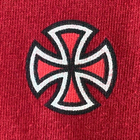 INDEPENDENT インディペンデント NHSタグ アイアンクロス Tシャツ レッド sizeS 瑞穂店