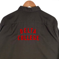 70's BIG MAC ビッグマック PENN-PREST DELTA COLLEGE 長袖 ワークシャツ チェーンステッチ チャコール Size L相当 福生店