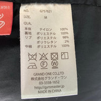 GYM MASTER ジムマスター G757621 Sorona Aura クレイジーパターン ドロップポケット ナイロン ハーフコート カーキ sizeM 瑞穂店