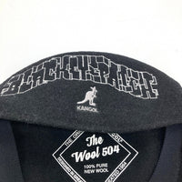 KANGOL カンゴール BLackEyePatch ブラックアイパッチ WOOL 504 ハンチング 帽子 ブラック 瑞穂店