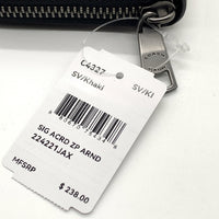 COACH コーチ C4327 ラウンドファスナーレザーウォレット 長財布 ブラウン スヌーピー 福生店