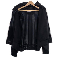 Palm Angels パームエンジェルス 23SS Zip Hoodie Track Jacket ジップフーディ トラックジャケット ブラック PMBD051S23FAB001 Size L 福生店