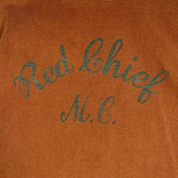 GLORY PARK グローリーパーク Red Chief プリントTシャツ ブラウン フラットヘッド Size 40 福生店