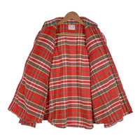 60-70's FIVE BROTHER ファイブブラザー フランネルシャツ チェック レッド グリーン USA製 Size XL 福生店