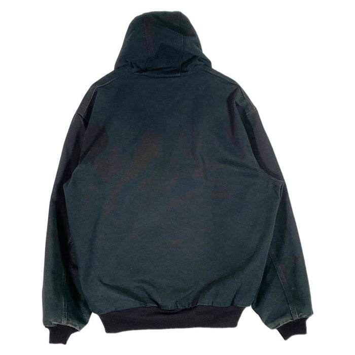 90-00's Carhartt カーハート アクティブジャケット ダック地 パーカー ブラック メキシコ製 J131 BLK Size XL-R  福生店