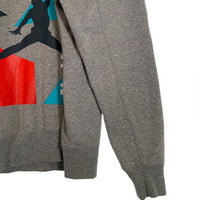 JORDAN BRAND ジョーダンブランド プリント クルーネックスウェットトレーナー グレー 677806-063 Size XL 福生店