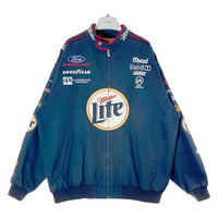CHASE AUTHENTICS チェイスオーセンティック Rusty Wallace ラスティ・ウォレス Miller Lite 2002年 レーシングジャケット ネイビー sizeXL 瑞穂店
