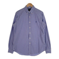 Ralph Lauren ラルフローレン CUSTOM FIT ボタンダウンチェックシャツ ネイビー ピンク Size 16 福生店