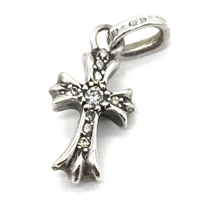 Chrome Hearts クロムハーツ CRS BBY FAT P/DIA クロス ベビーファット チャーム パヴェダイヤ トップ SV925 福生店