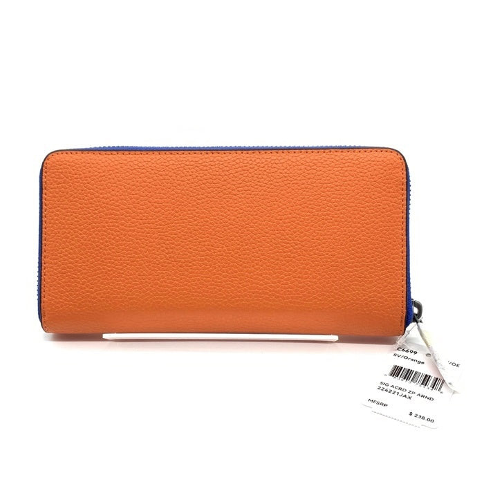 【セール】 COACH コーチ C6699 ラウンドファスナーレザーウォレット 長財布 財布・ケース・小物入れ