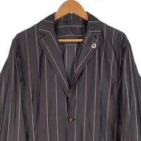 LARDINI ラルディーニ コットン ストライプ 2B テーラードジャケット 春夏 薄手 Size XXL 福生店