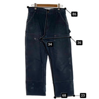 Carhartt カーハート ダック ダブルニーペインターパンツ ブラック MADE IN THE USA Size 34×32 福生店
