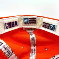 90's New Era ニューエラ 59FIFTY NBA ニューヨーク・ニックス ウールベースボールキャップ 注音符号 オレンジ USA製 Size 7 3/8 (58.7cm) 福生店