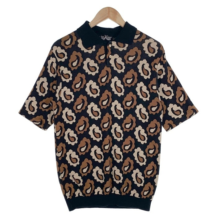 ドレスヒッピー ポロシャツ Dres hippy ドレスヒッピー ペイズリー ニットポロシャツ