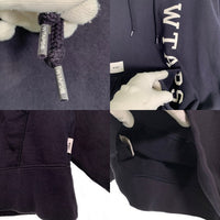 WTAPS ダブルタップス 23SS プリント プルオーバースウェットパーカー ネイビー 231ATDT-CSM01 Size 01 福生店