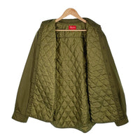 SUPREME シュプリーム 22AW Nylon Filled Shirts ナイロン キルティング シャツ 中綿 オリーブ Size M 福生店