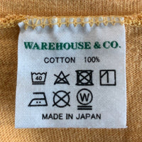 WAREHOUSE ウエアハウス CAMELBACK プリントTシャツ オレンジ Size M 福生店