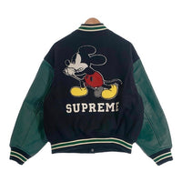 SUPREME シュプリーム NUMBER (N)INE ナンバーナイン 25AW Mickey Mouse Varsity Jacket ミッキーマウス バーシティジャケット ブラック グリーン Size M 福生店
