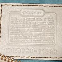 COACH コーチ 11639 ハンドバッグ シグネチャー ターンロック レザー ホワイト 瑞穂店