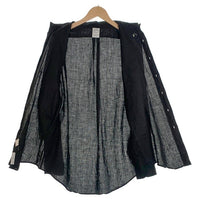 Brooks Brothers ブルックスブラザース リネン 麻 長袖 ボタンダウン シャツ ブラック Size L 福生店