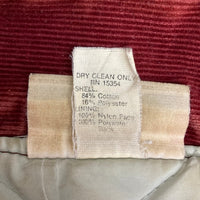 HARTWELL ハートウェル USA製 企業ロゴ刺繍 コーデュロイジャケット ボルドー sizeL 瑞穂店