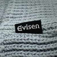 EVISEN SKATEBOARDS エビセン スケートボード LOGO BEANIE ロゴビーニー ニット帽 刺繡ロゴ グレー 福生店