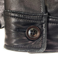 A.P.C. アーペーセー MOTO BLOUSON モト ブルゾン シープレザー シングル ライダースジャケット ブラック size- 瑞穂店