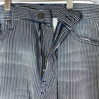 glamb グラム Pepper denim ペッパーデニム ストレッチパンツ ホワイト ネイビー GB15SP/P05 Size 3 瑞穂店