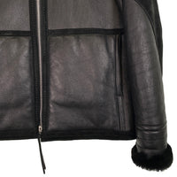 NEIGHBORHOOD ネイバーフッド 19AW B-3 M-JKT フライトジャケット リアルムートン 羊革 ブラック 192SZNH-JKM01 Size XL 福生店