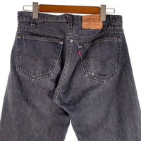 90's Levi's リーバイス 501-0658 ブラックデニムパンツ ジーンズ USA製 裾カットオフ Size 32×30 福生店