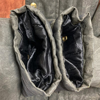 LAKELAND レイクランド レザー切替 中綿ジャケット グレー size44 瑞穂店