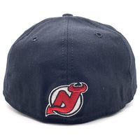 90's New Era ニューエラ NHL ニュージャージー・デビルス 59FIFTY ベースボールキャップ ブラック ウール Size 7 1/4 (57.7cm) 福生店