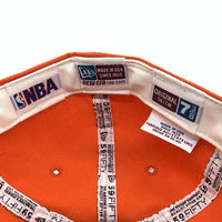 90's New Era ニューエラ NBA ニューヨーク・ニックス 注音符号 59FIFTY ベースボールキャップ オレンジ ウール USA製 Size 7 3/8 (58.7cm) 福生店