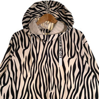 CAPTAINS HELM キャプテンズヘルム ST CORDUROY MIL HOODIE ANIMAL CH24-AW-T20 コーデュロイ ミル プルオーバー フーディー パーカー ホワイト ブラック CH24-AW-T20 Size L 福生店