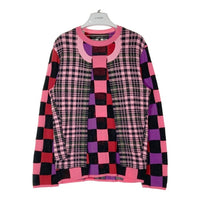 COMME des GARCONS HOMME PLUS コムデギャルソンオムプリュス PF-N004 AD2020 再構築 ドッキング セーター 千鳥 チェック ピンク sizeS 瑞穂店