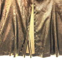 AMERI アメリ ポリエステル ロングスカート ゴールド 01410980650 Size M 瑞穂店