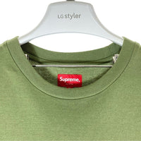 SUPREME シュプリーム CENTER SMALL LOGO センタースモールロゴ Tシャツカーキ sizeXL 瑞穂店