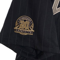 LFYT エルエフワイティー 20TH ANNIVERSARY BASEBALL SHIRT ストライプ ベースボールシャツ ネイビー 半袖 ラファイエット Size XXL 福生店