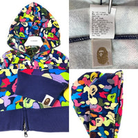 A BATHING APE アベイシングエイプ マルチカモ ジップパーカー マルチ sizeM 瑞穂店