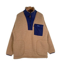 90's Pen Field ペンフィールド パイルフリース プルオーバージャケット ハーフジップ オレンジ ネイビー USA製 Size L 福生店