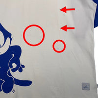ASSASSYN JEANZ アサシンジーンズ フィリックス プリントTシャツ ホワイト ブルー Size XXL 福生店