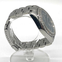 A BATHING APE アベイシングエイプ BAPEX ベイプックス B0708 G073 クリスタルベゼル 黒文字盤 腕時計 シルバー 瑞穂店