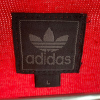 00's adidas アディダス 773324 ボーダー トラックジャケット レッド ブラック SizeL 瑞穂店